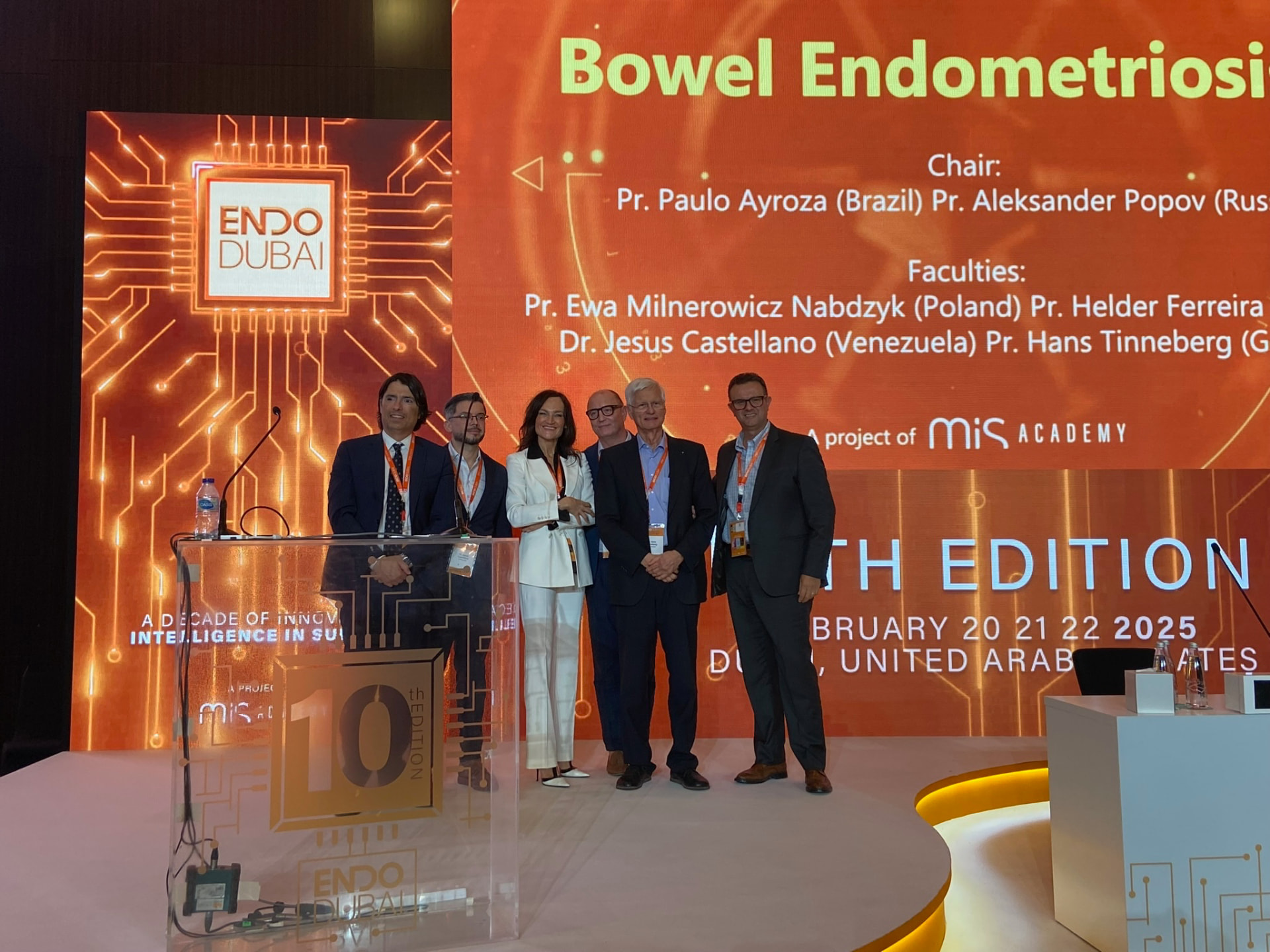 Prof. Ewa Milnerowicz-Nabzdyk wśród prelegentów sesji o endometriozie jelit na kongresie ENDO Dubai